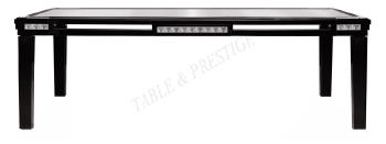 Raisins dinning table, large size Black lacquered Clear crystal - Lalique